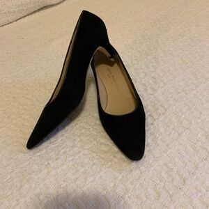 Silvia Fiorentina black suede heels. Size 8.5M.